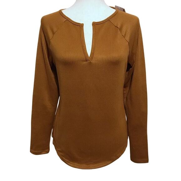 Jenni Other - Jenni NWT Cognac Long Sleeves Sleepwear Top Women Various